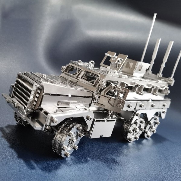 Cougar 6x6 - 3D Metall Puzzle - Modellbausatz für Erwachsen - Geschenk für Männer